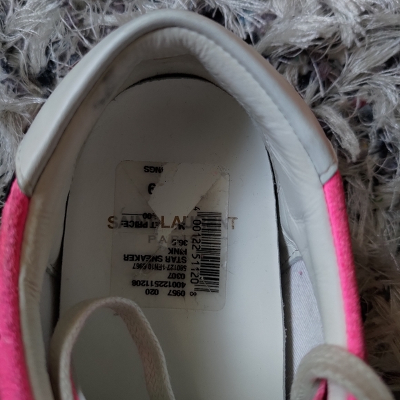 SAINT LAURENT Suede Printed Sneakers - Picture 7 of 11